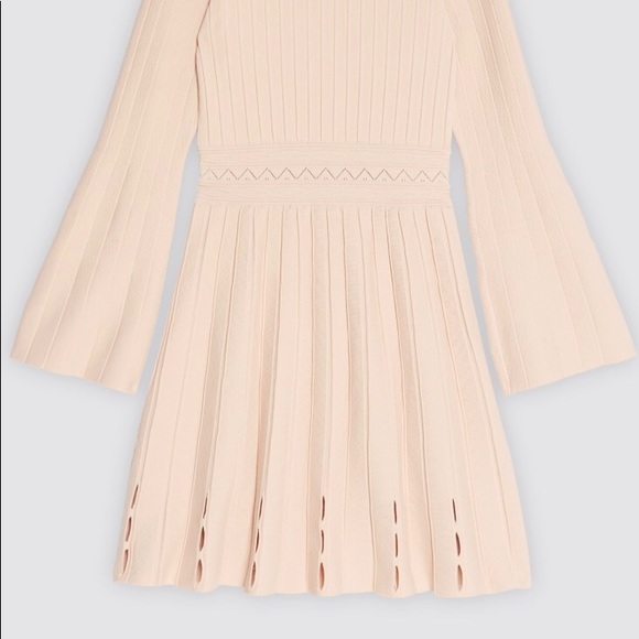 Sandro trumpet sleeve knit dress 36 (XS) - Picture 6 of 6